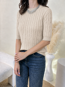 09964 Maglia TRECCINA