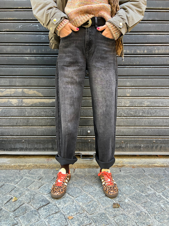 10111 Jeans BARREL BLACK