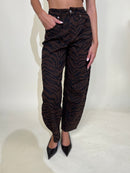10016 Pantalone BARREL ZEBRA