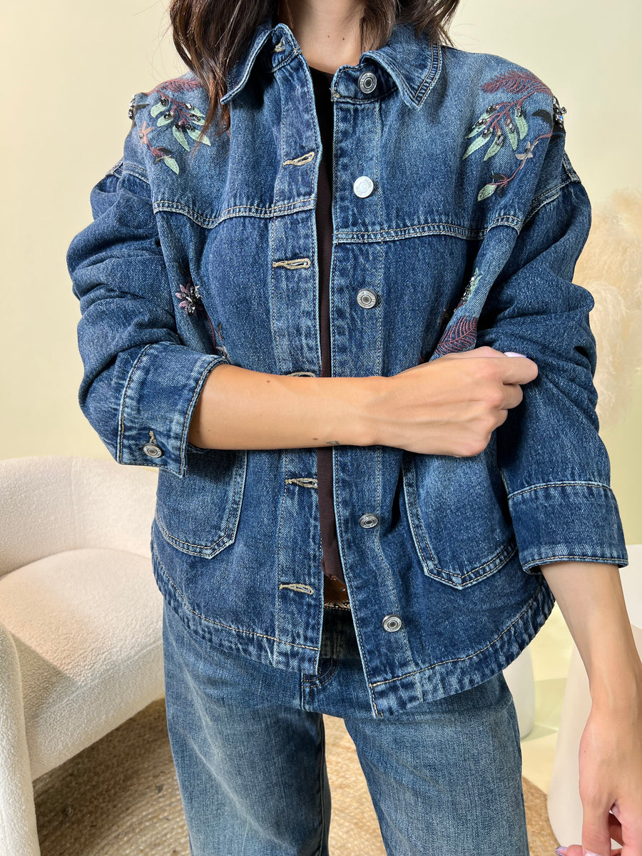 09985 Overshirt FLORAL