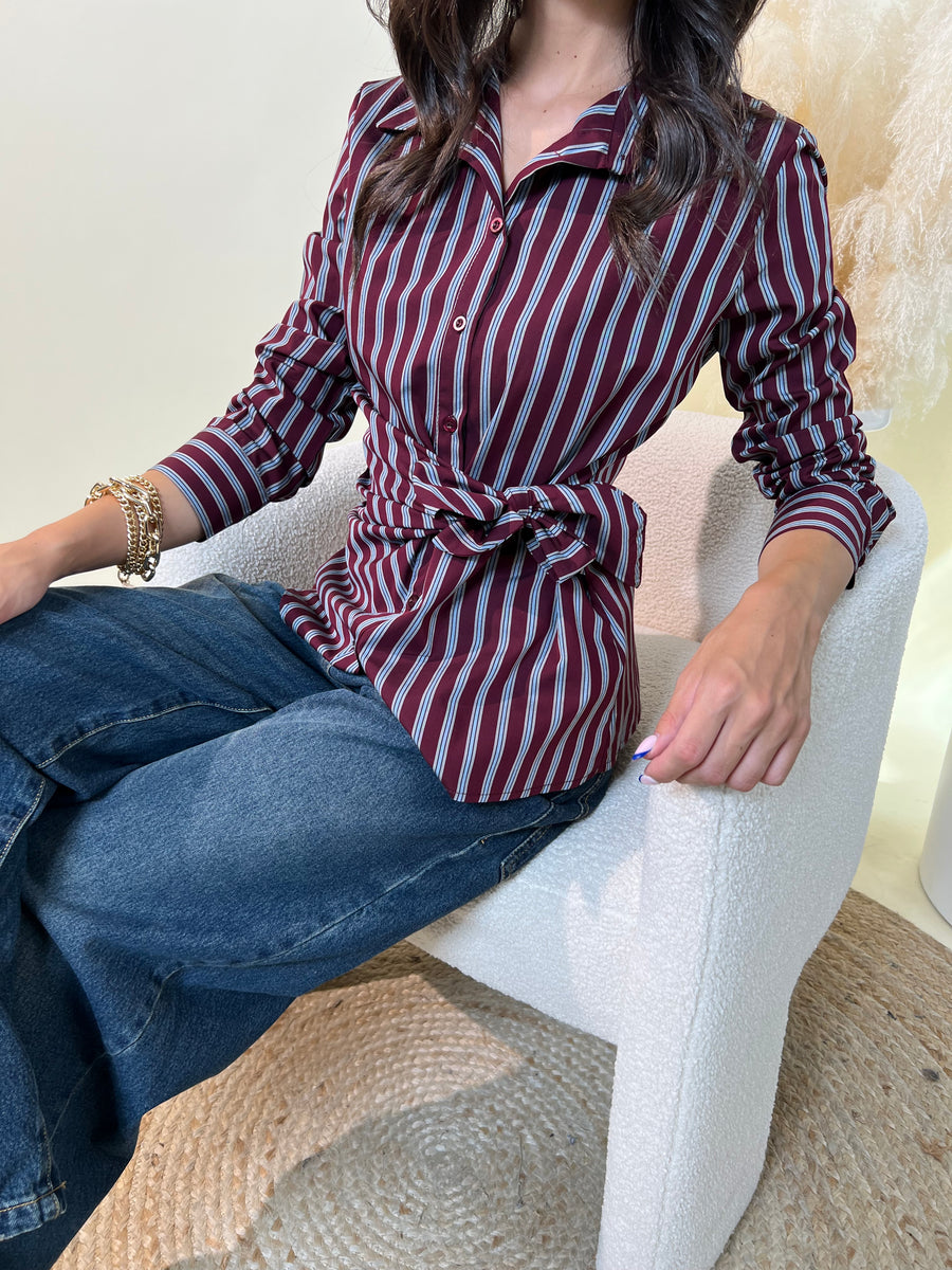 09939 Camicia NODO RIGATA