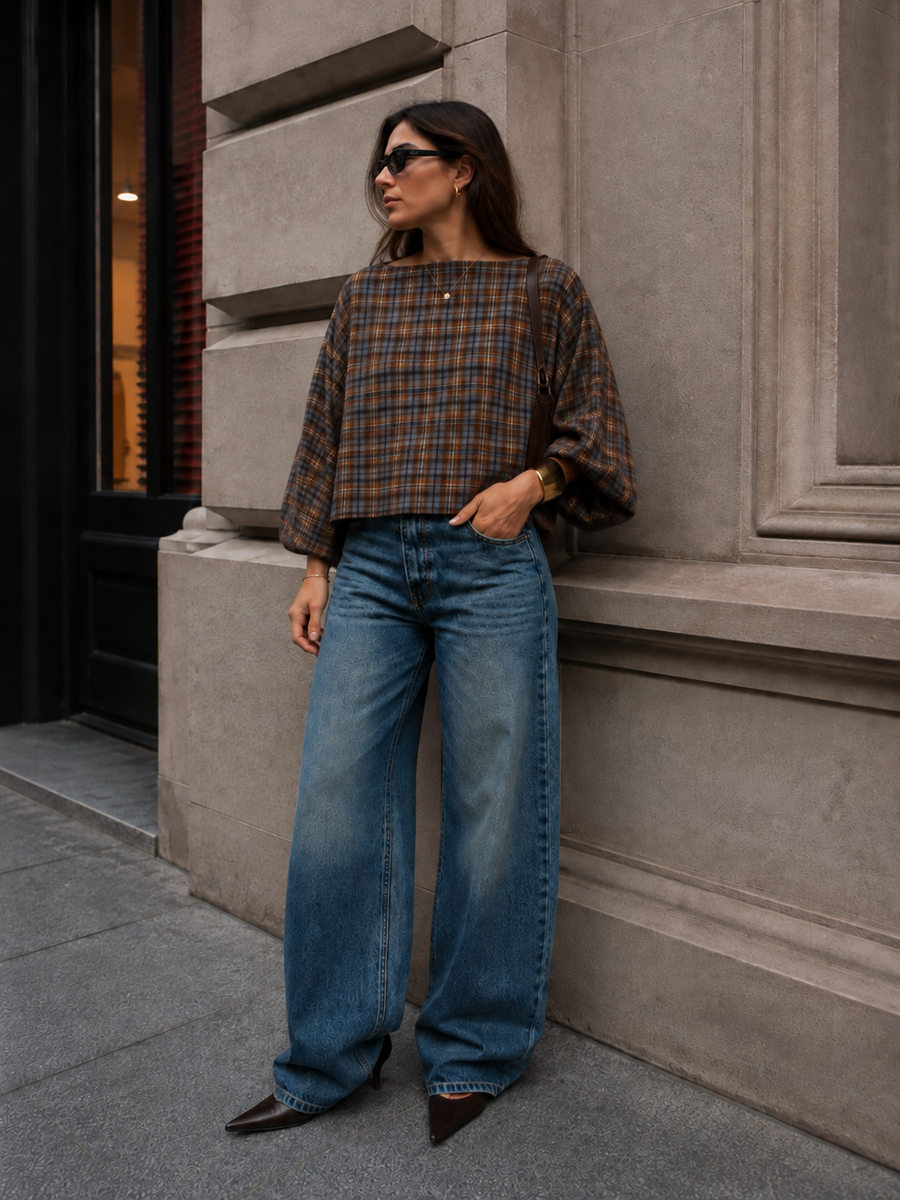 Blusa CHANTILLY QUADRO