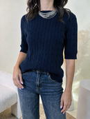 09964 Maglia TRECCINA