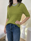 09964 Maglia TRECCINA