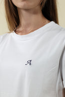 T-shirt BASIC RICAMATA