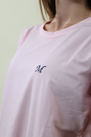 T-shirt BASIC RICAMATA