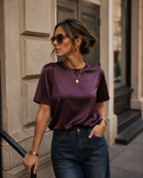 T-shirt BASIC SATIN