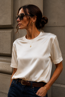 T-shirt BASIC SATIN
