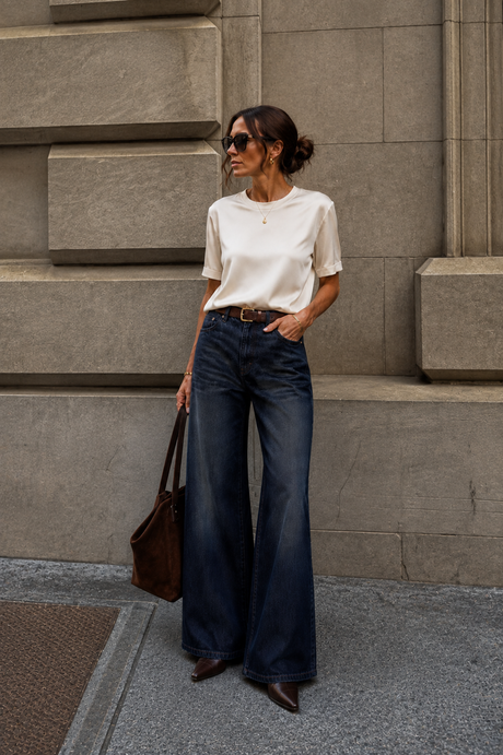 T-shirt BASIC SATIN